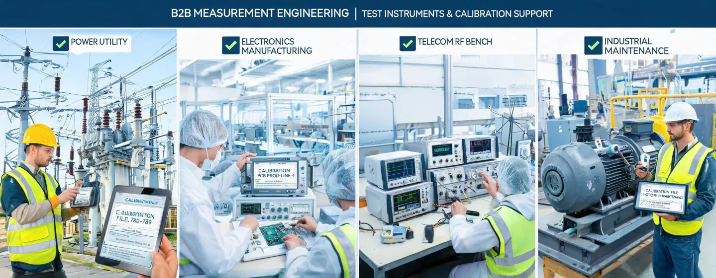 Measurement instruments across industrial applications