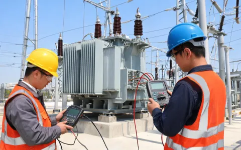 Power utility substation testing