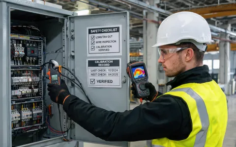 Industrial maintenance electrical safety testing