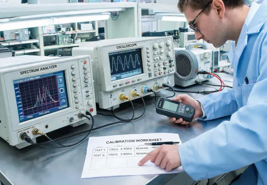 RF lab bench verification case